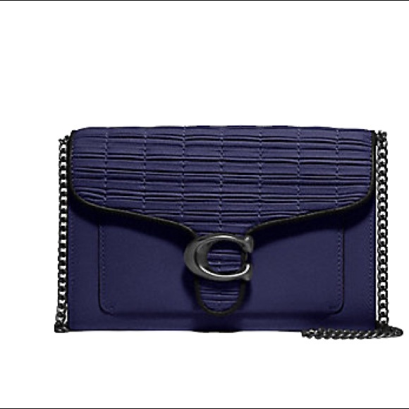 Coach Handbags - NWT Coach Tabby Chain Clutch With Pleating